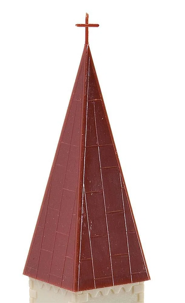 FALLER 130238 - Kirche, Weiss/Opulenter Garten, Medium