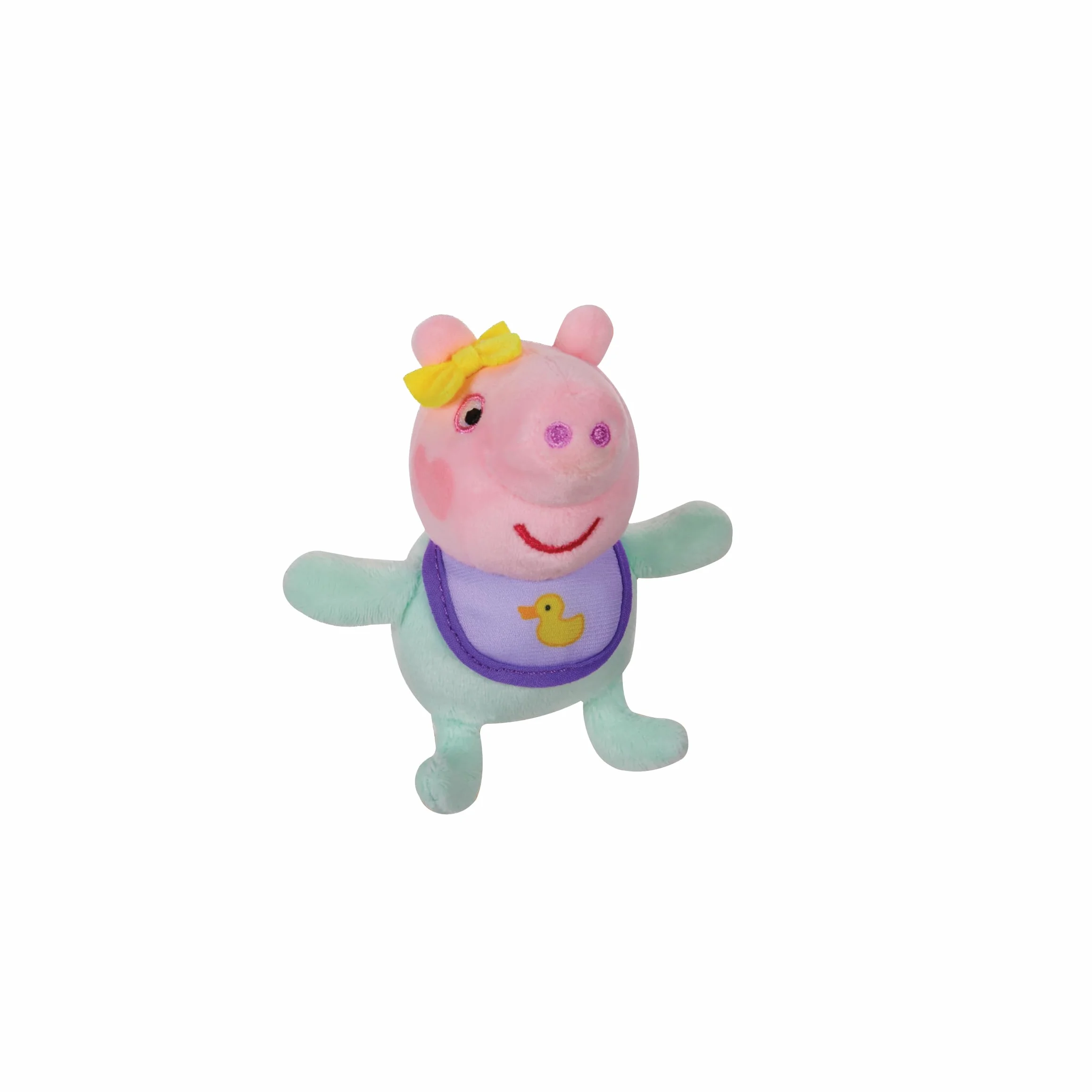 Peppa Pig Kuscheltiere 3er-Set – Peppa, Schorsch & Baby Evie – Superweiche Plüschfiguren im klassischen Peppa-Pig-Stil, Spielzeug ab 18 Monaten