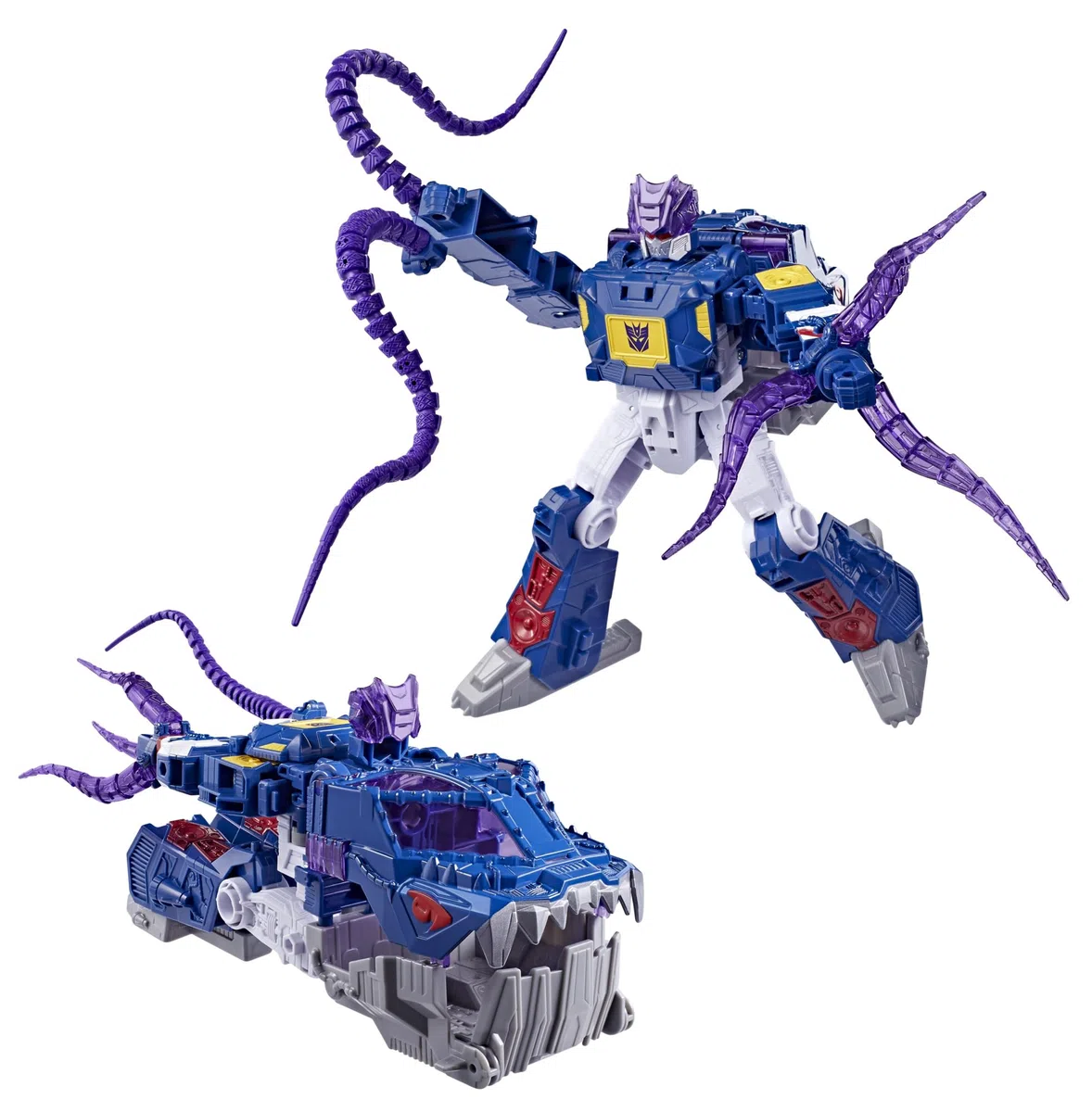 Transformers CYBERWORLD Soundwave Deep Sea Explorer, Energon Surge | Action-Figur (22,5 cm) mit schneller Verwandlung in den U-Boot-Modus | Roboterspielzeuge für Kinder ab 6 Jahren