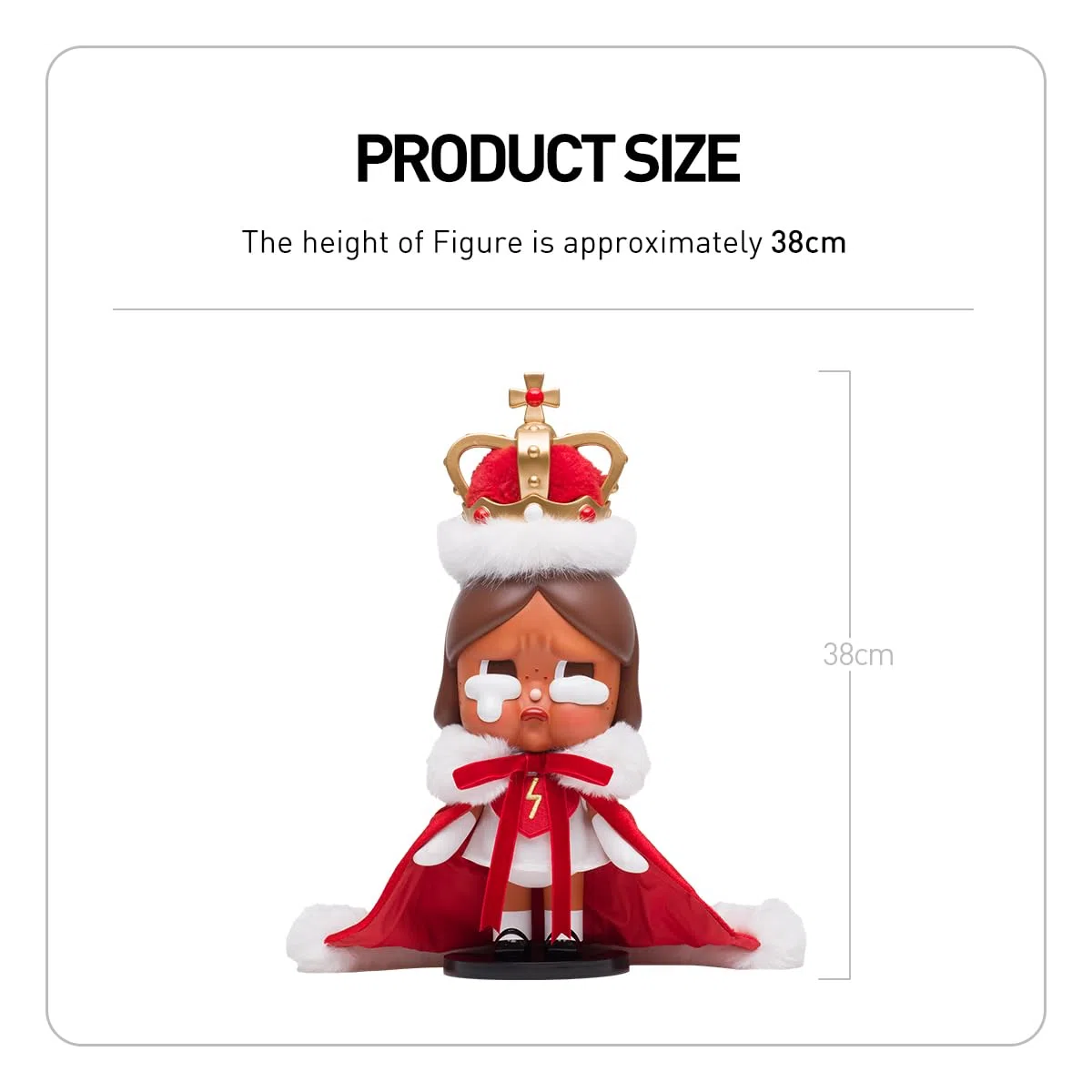 POP MART MEGA Crybaby 400% The Queen of Broken Heart Figures Anime Actionfiguren Sammelfiguren Sammler Kunstspielzeug Spielzeug Figuren Geschenk 1PC
