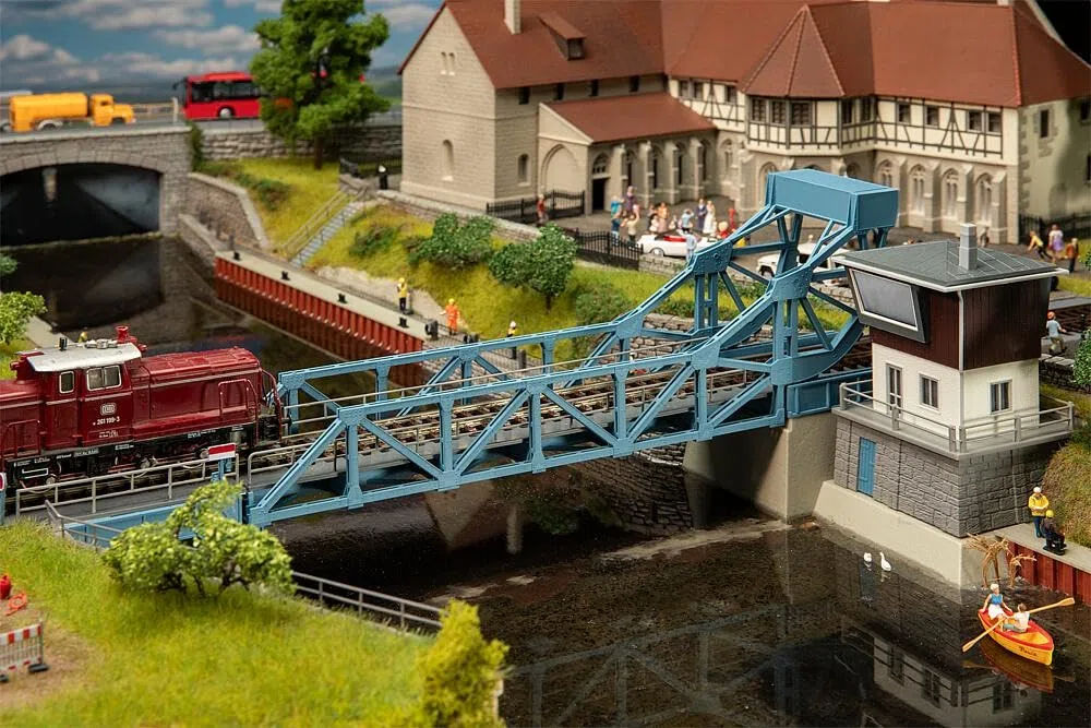 FALLER 120506 - Klappbrücke mit Antrieb - Spurweite H0