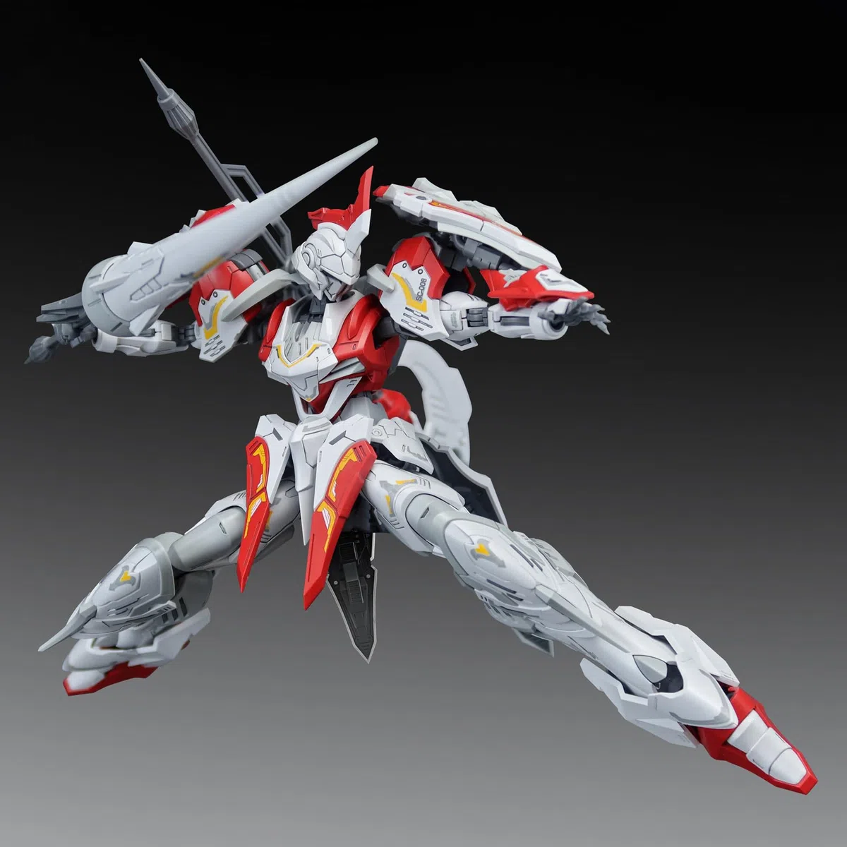 GWTCTOY 1:144 Plastik-Actionfiguren-Bausätze, Soul Spear Lamorak, 16 cm großes Mecha-Modell