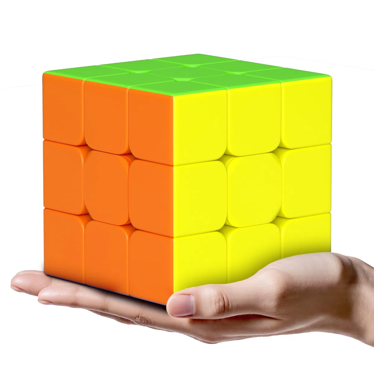 ROXENDA 3x3x3 Large-Zauberwürfel (9cm) – Speedcube, Glatte Drehung, Cube Würfel für Kinder & Erwachsene, Ideal für und Gehirntraining