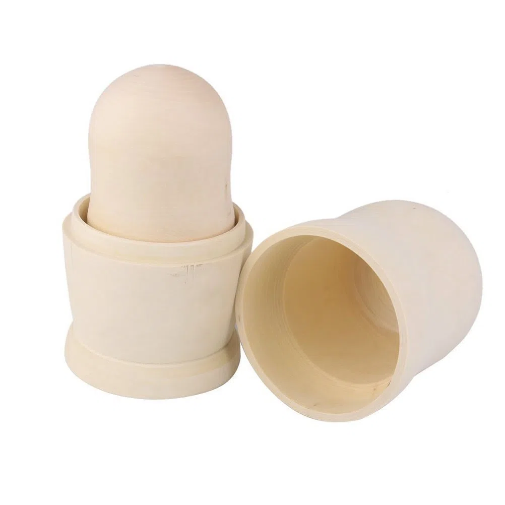 ULTNICE Puppen Rohling DIY Hölzerne Blank Russische Nesting Puppen Holz Matroschka 10pcs