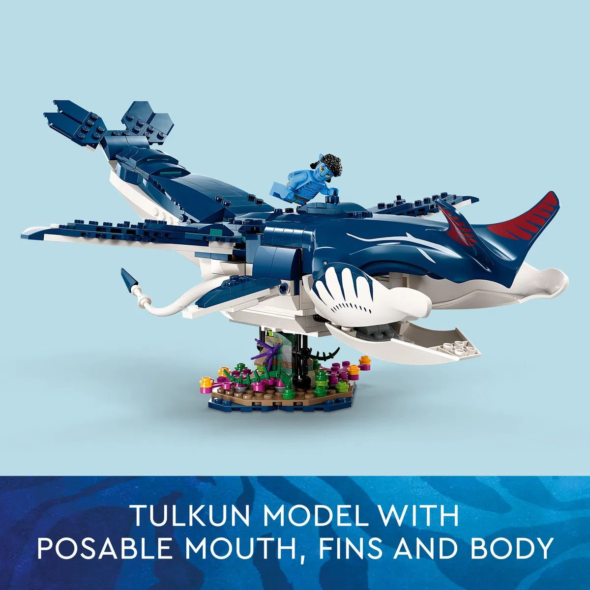 LEGO Avatar: The Way of Water Payakan The Tulkun & Crabsuit 75579, Bauspielzeug-Set, Film-Unterwasser-Ozean mit walähnlicher Meerestierfigur, Mehrfarbig