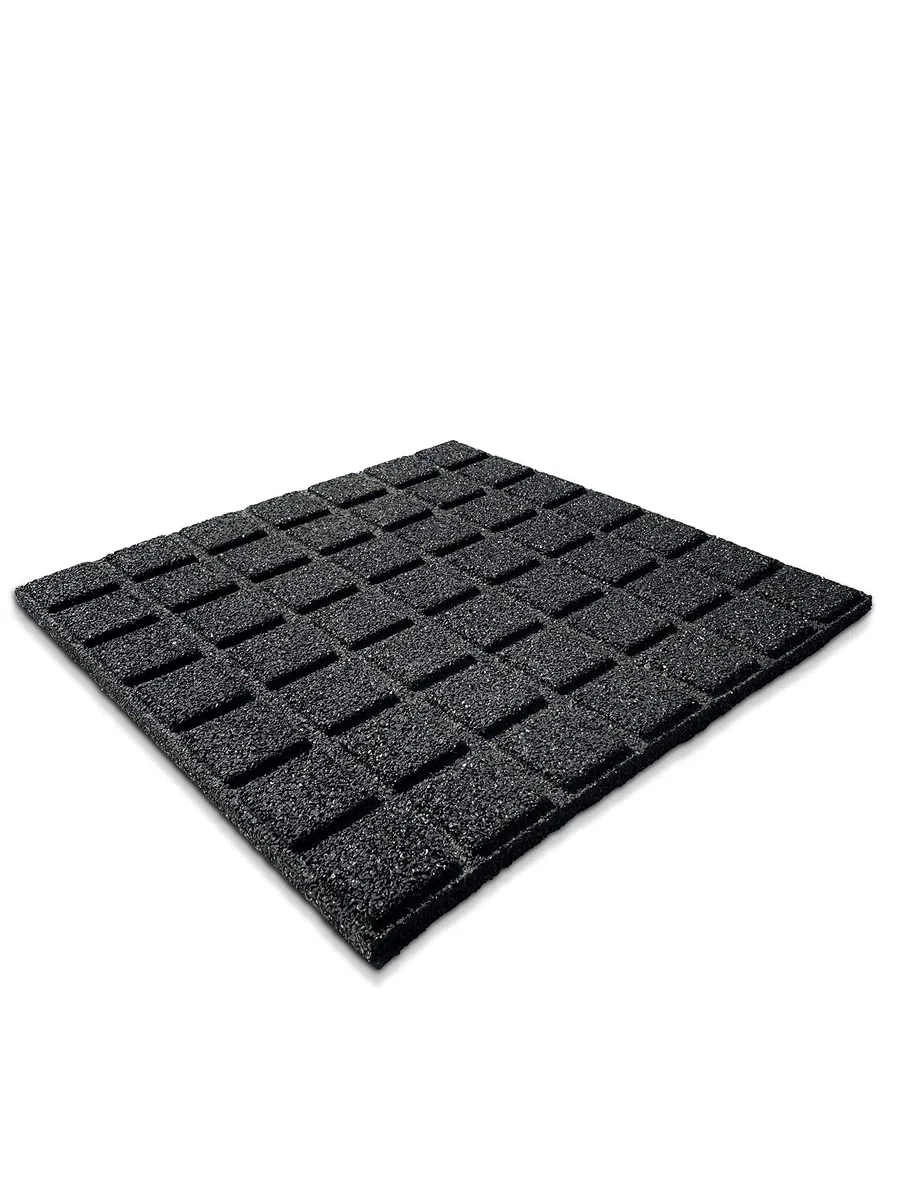 12 x Fallschutzmatten Schwarz 50x50x2,5cm Gummimatten Spielplatzmatte Schaukel Rutsche Spielturm Outdoor Indoor Fitness Gymnastikmatte