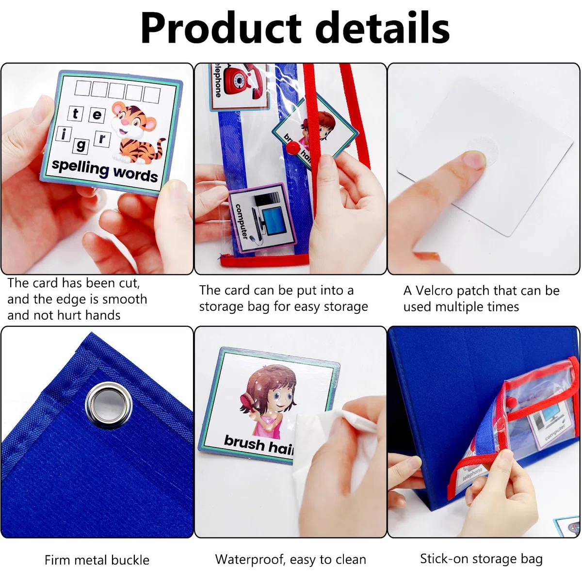 Visual Timetable for Kids, Uooker Visual Aids Children Visual Now and Next Board Learning Aids Tool with 70 Picture Cards, Daily Routine Chart to Support Communication for Autism, ADHD, Preschool
