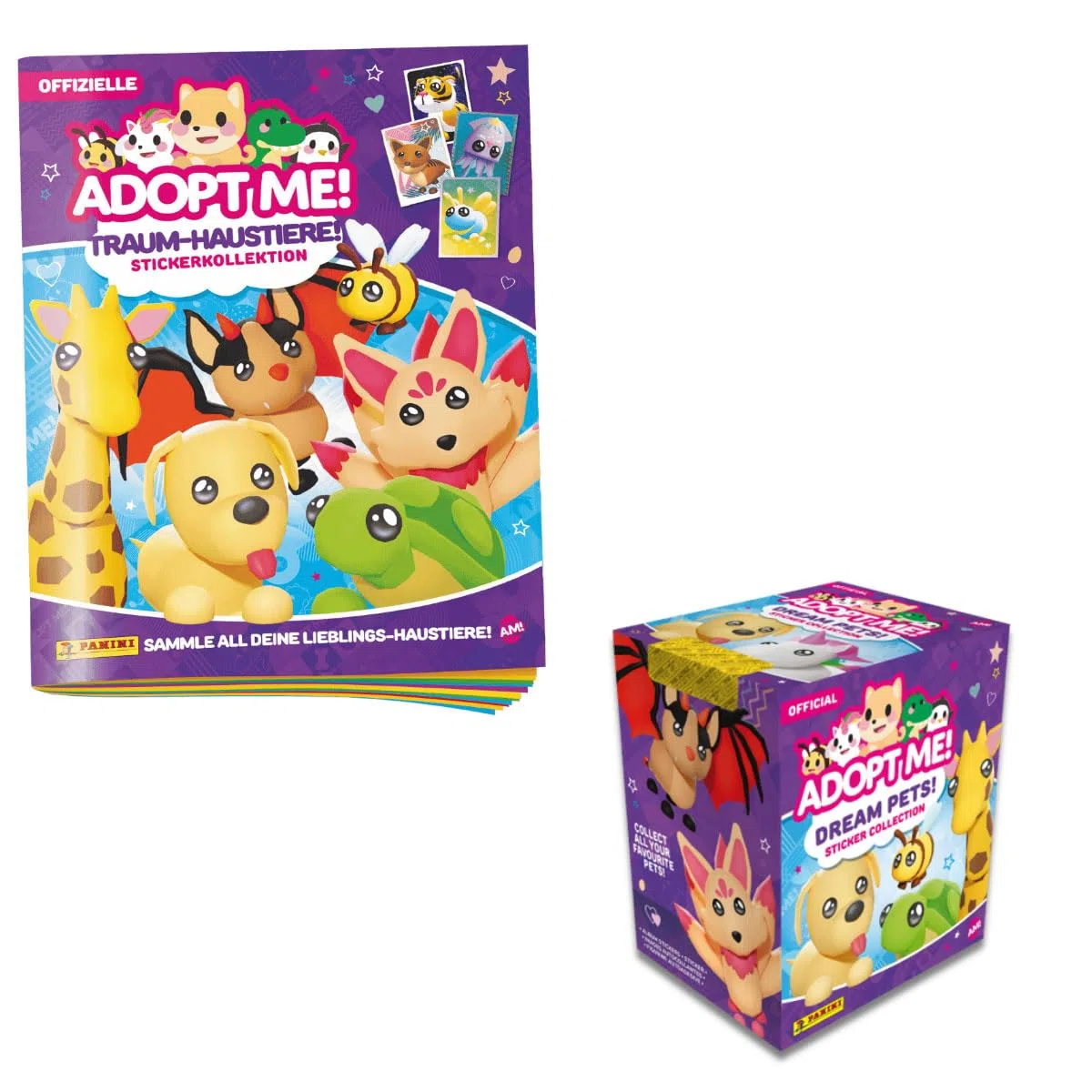 Panini Adopt Me! On Roblox - Stickerkollektion (Box-Bundle)