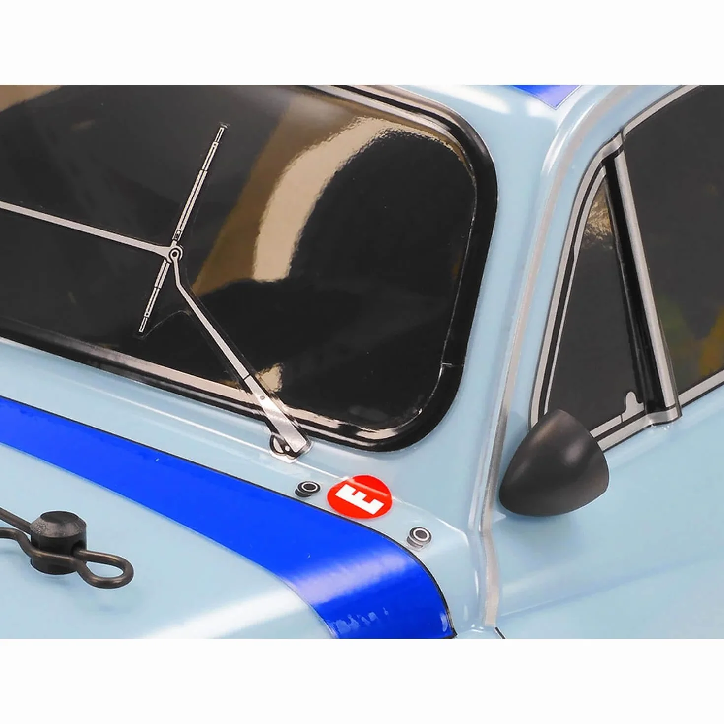 Tamiya 58721 1:10 RC FIAT Abarth 1000TCR MB-01 - ferngesteuertes Auto, Fahrzeug, Modellbau, Zusammenbauen, Hobby, RC Bausatz, unlackiert, Red