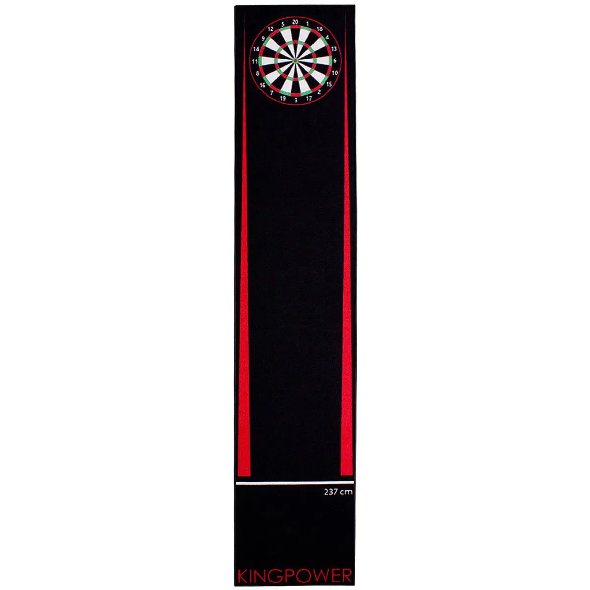 Kingpower Dartmatte Dart Teppich Turnier Matte Abwurflinie Bodenschutz Zubehör Dartpfeile Dartscheibe Dartboard 2 Größen 237cm und 290cm Verschiedene Designs