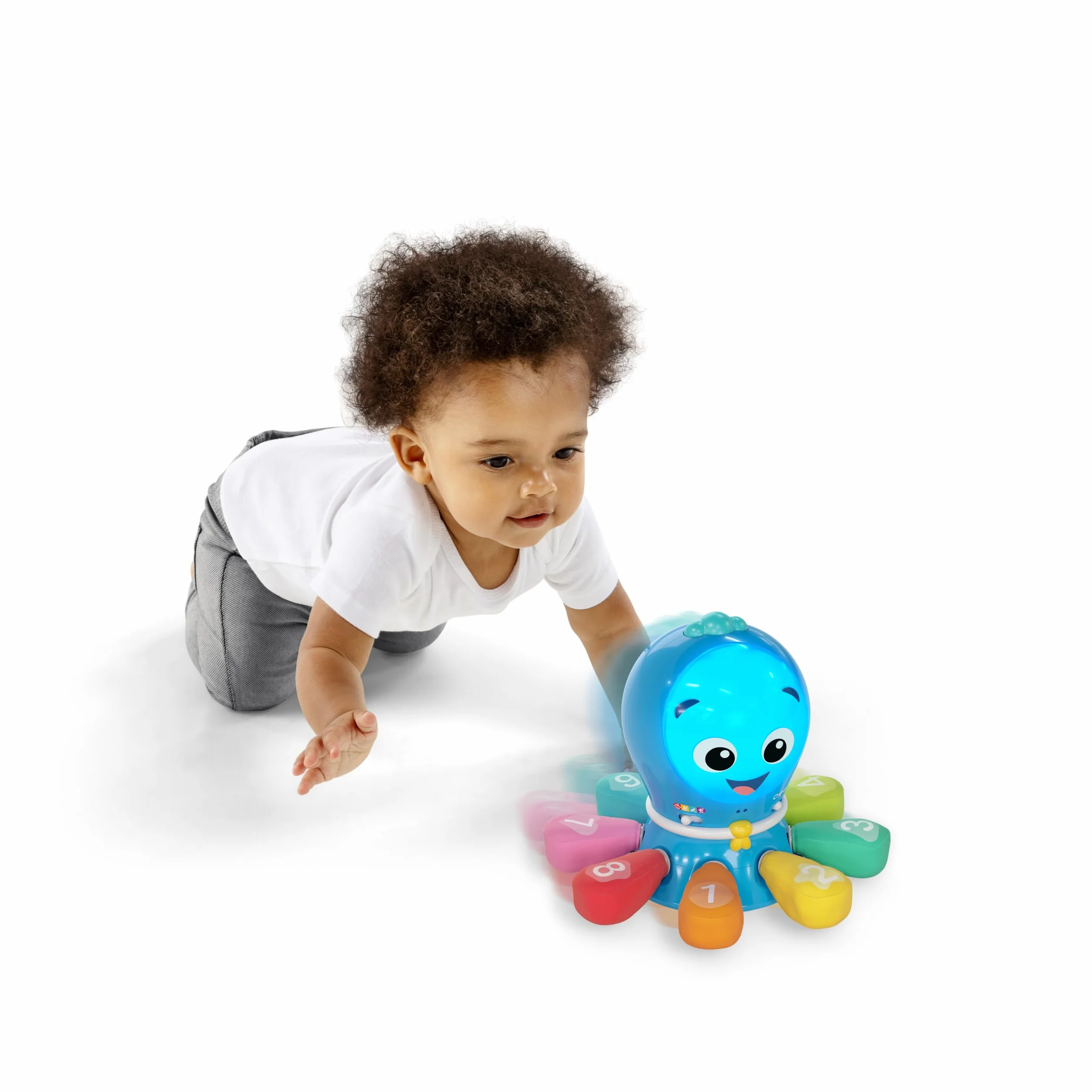 Baby Einstein Ocean Explorers Go Opus Go 4-in-1 Krabbeln & Fangen Aktivitäten Lernspielzeug, Musik und Lichter, Alter 3 Monate bis 5 Jahre