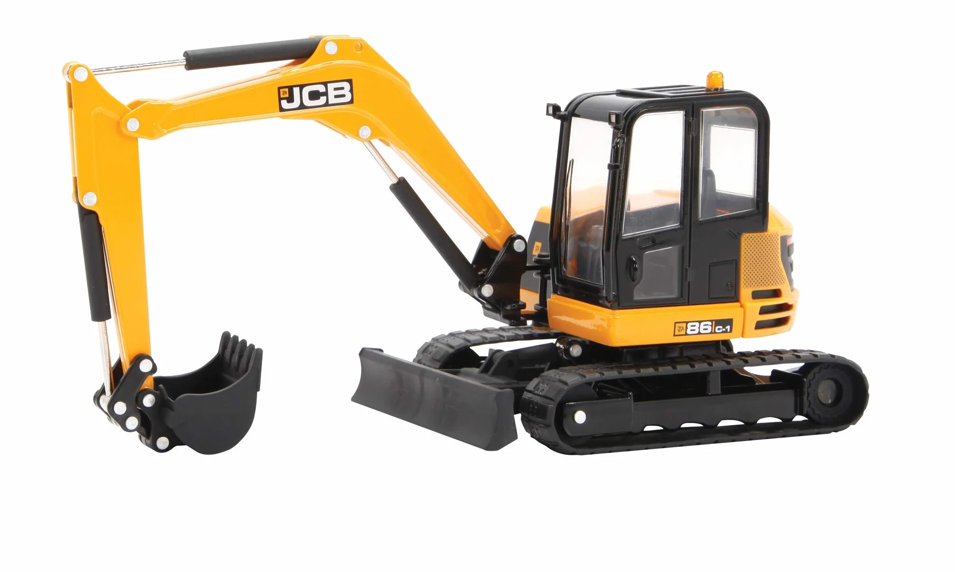 Britains Tomy 43013 Midi Kettenbagger 86C-1, Schiebe Spielzeug aus hochwertigem Material im Maßstab 1:32, interaktives Push Toys Spielzeug ab 3 Jahren, für Fans von originalgetreuen Nachbildungen