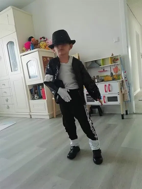 Weihnachten Halloween Cosplay Rollenspiel Suitable for handgefertigte, glänzende Punk-Konzerthandschuhe