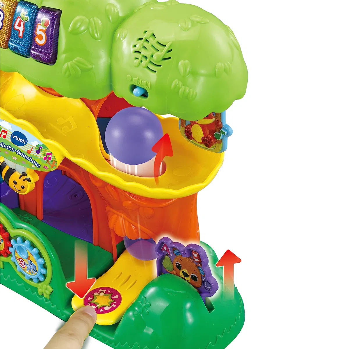 VTech Baby Kugelbahn-Baumhaus mit 4 Bällen & Leuchttasten