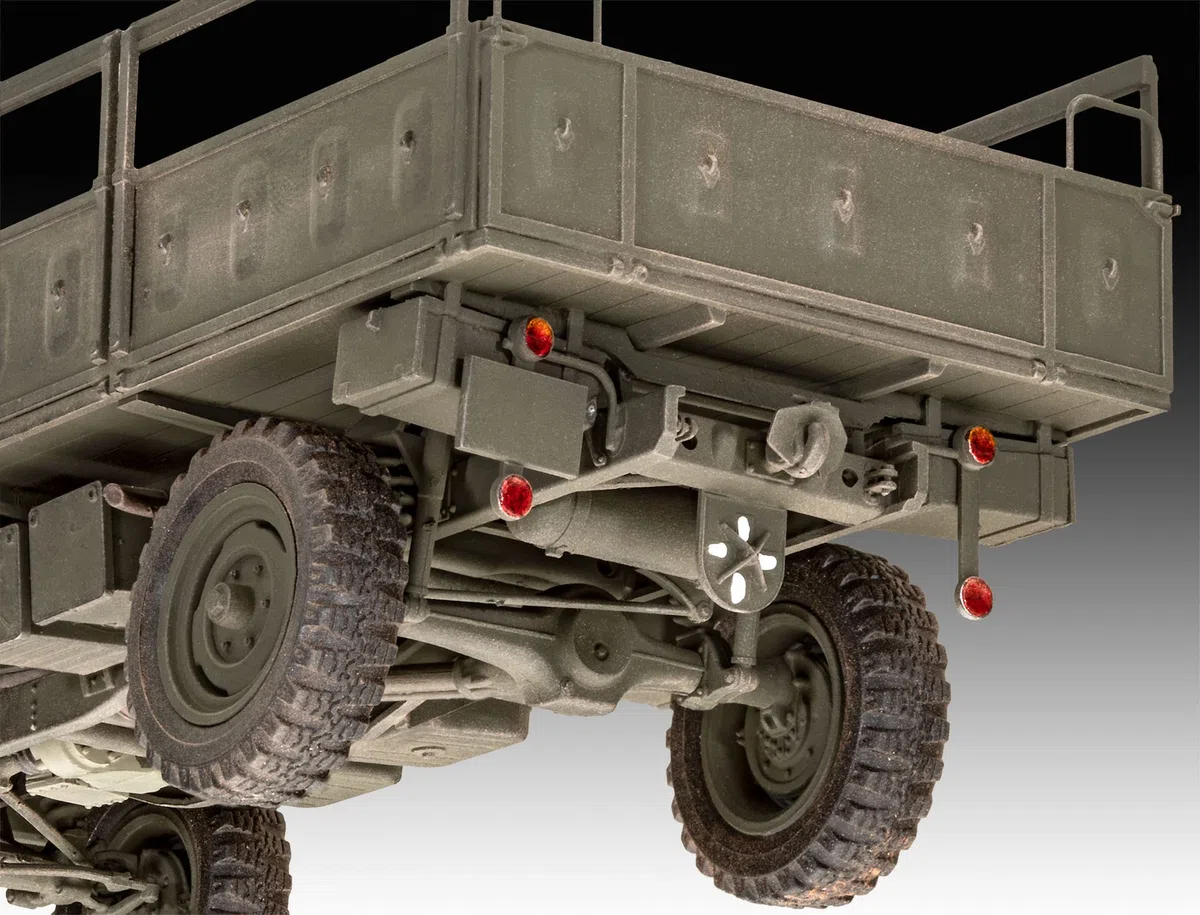 Revell Modellbausatz I Unimog 404 S I Detailreiches Level 4 Militärfahrzeug I 244 Teile I Maßstab 1:35 I für Kinder und Erwachsene ab 12 Jahren
