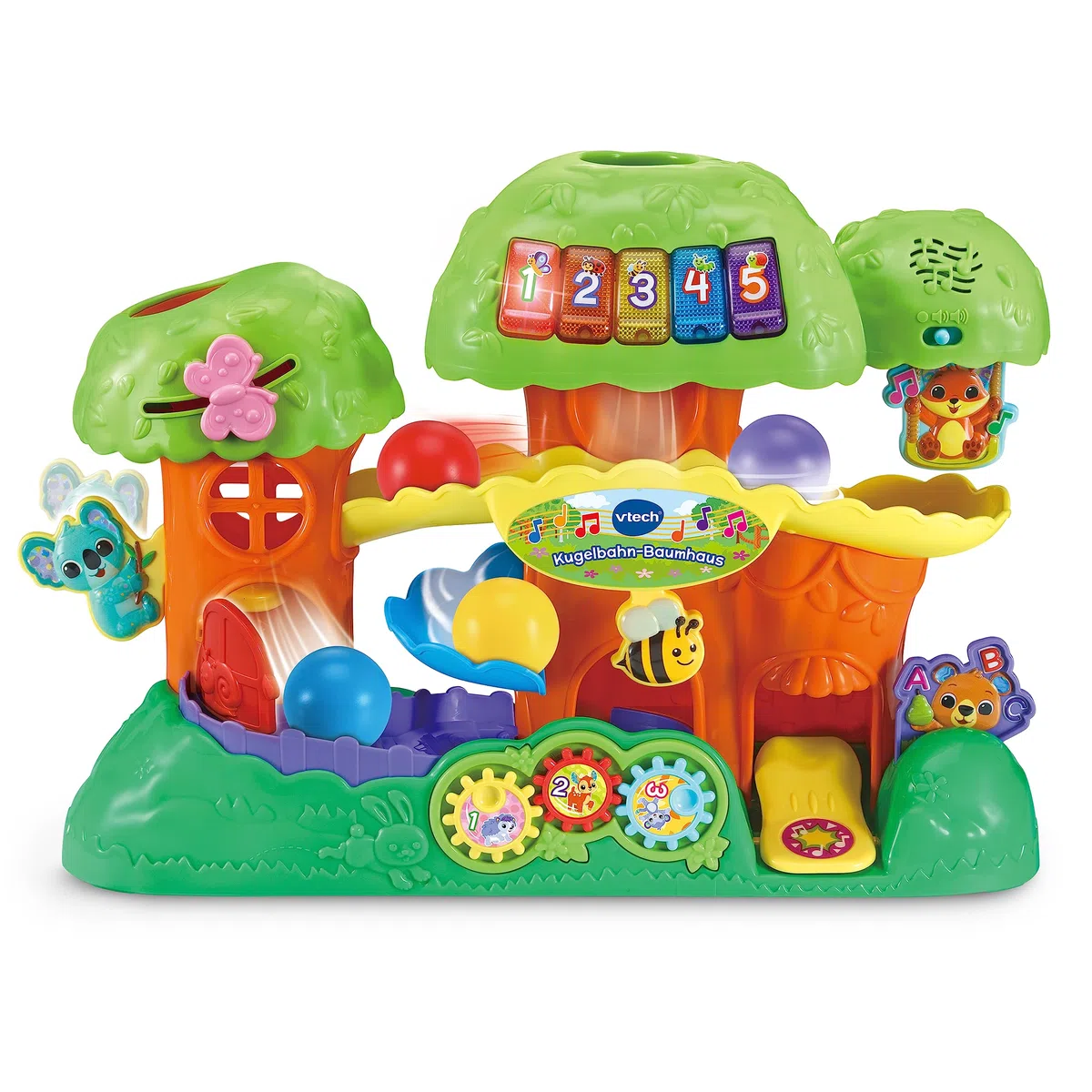 VTech Baby Kugelbahn-Baumhaus mit 4 Bällen & Leuchttasten