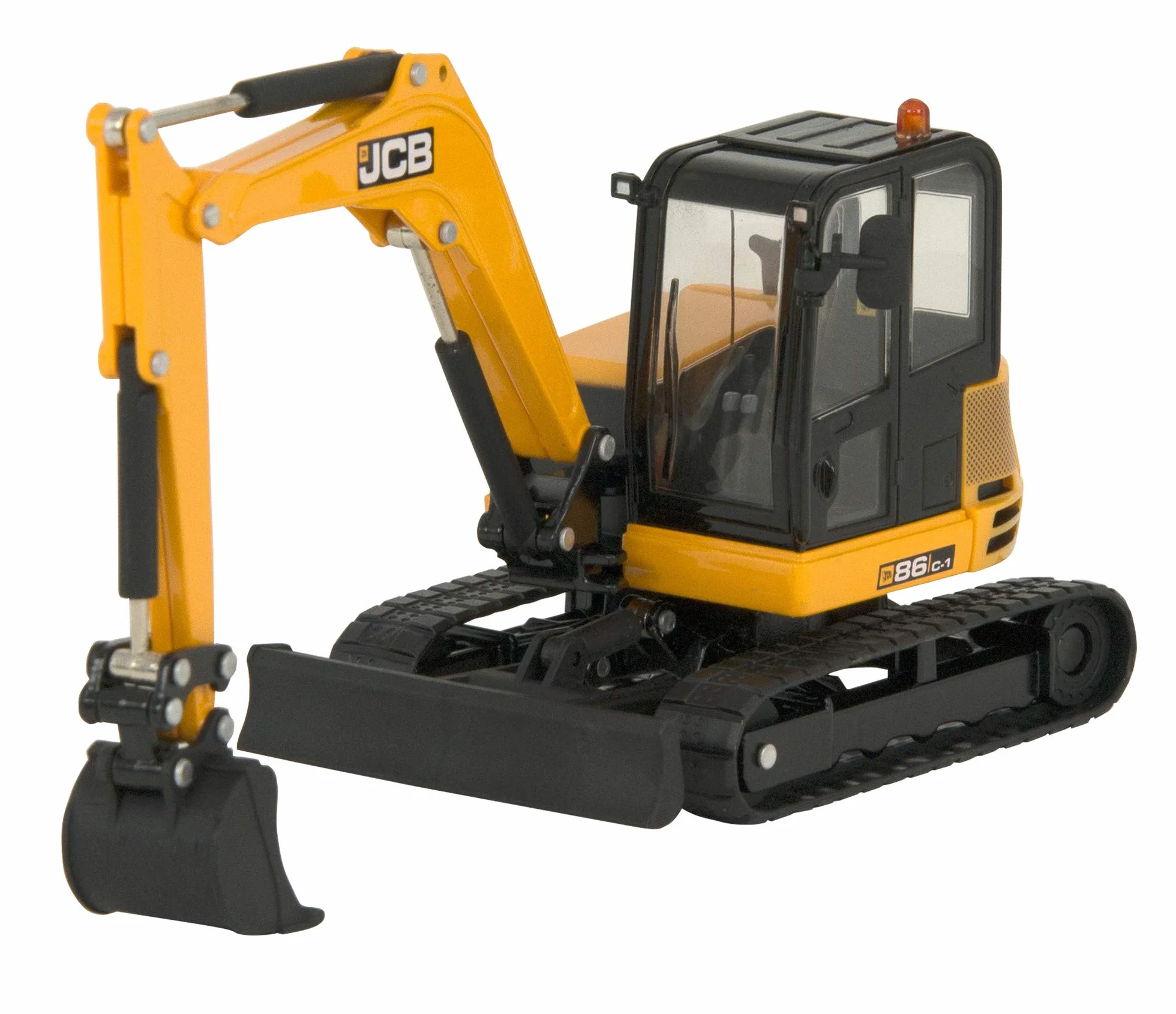 Britains Tomy 43013 Midi Kettenbagger 86C-1, Schiebe Spielzeug aus hochwertigem Material im Maßstab 1:32, interaktives Push Toys Spielzeug ab 3 Jahren, für Fans von originalgetreuen Nachbildungen