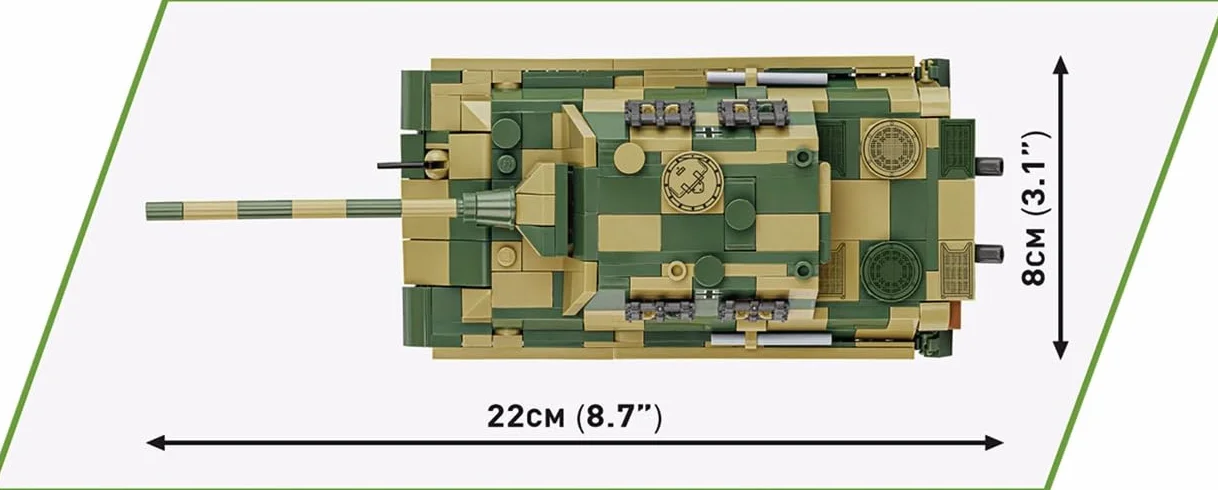 COBI Panzerjäger Tiger AUSF. B Jagdtiger, 22 cm, grün
