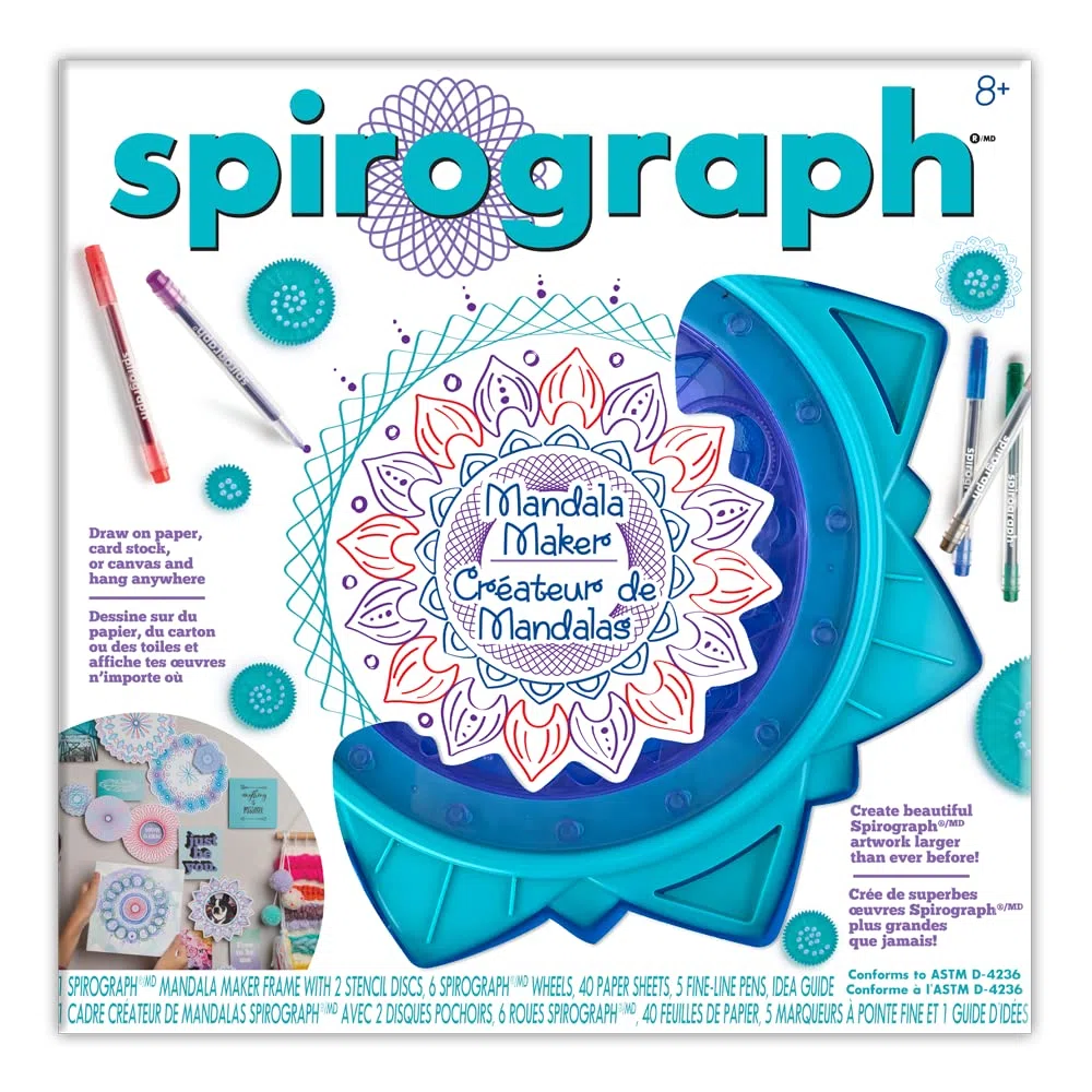 Spirograph Mandala-Maker – einfache Möglichkeit zum Kreieren zahlloser Mandala-Designs