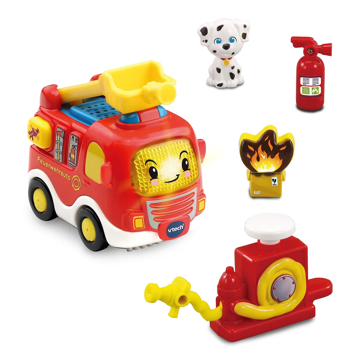 VTech TUT TUT Baby Flitzer Feuerwache - Spielset mit Feuerwehrauto