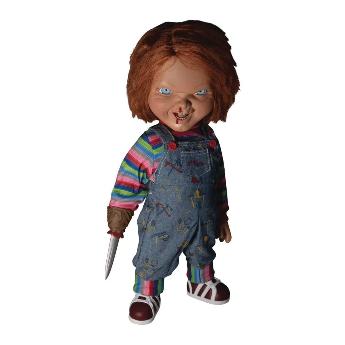 Mezco Toys Kinderspiel 2 – Sprechende Puppe Designer Series Menacing Chucky 38 cm, 0696198780239