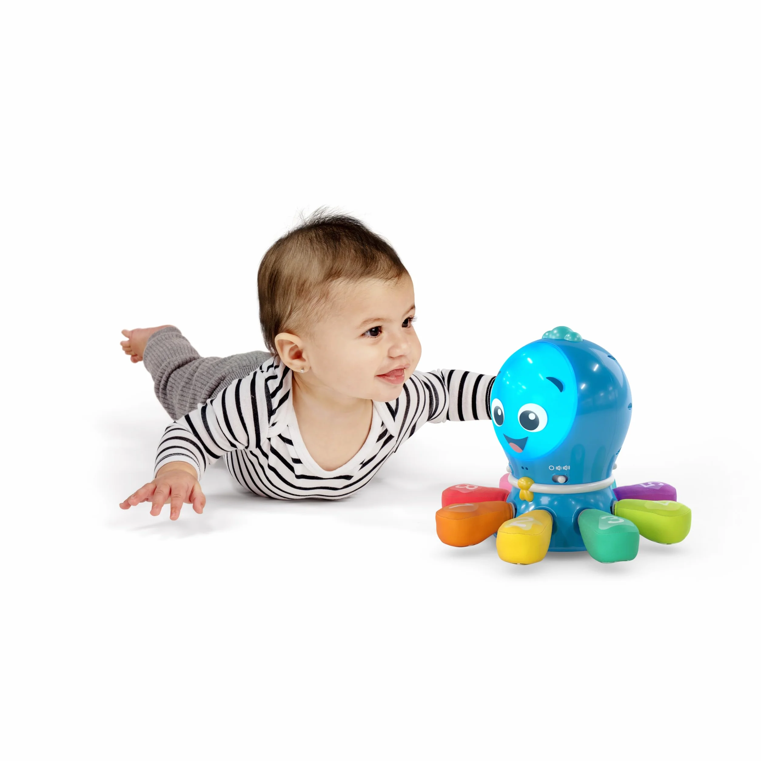 Baby Einstein Ocean Explorers Go Opus Go 4-in-1 Krabbeln & Fangen Aktivitäten Lernspielzeug, Musik und Lichter, Alter 3 Monate bis 5 Jahre