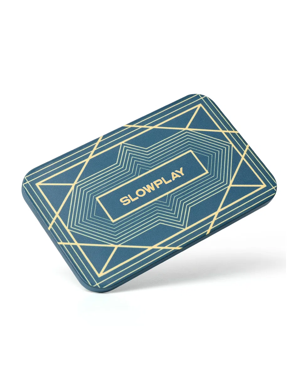 SLOWPLAY Nash Poker-Plaques (rechteckig), Keramikverbund 36 g, 10er | Keramikverbund in Top-Qualität; 36 g Gewicht; starke Präsenz; matte, glatte Textur; Art-déco-Design