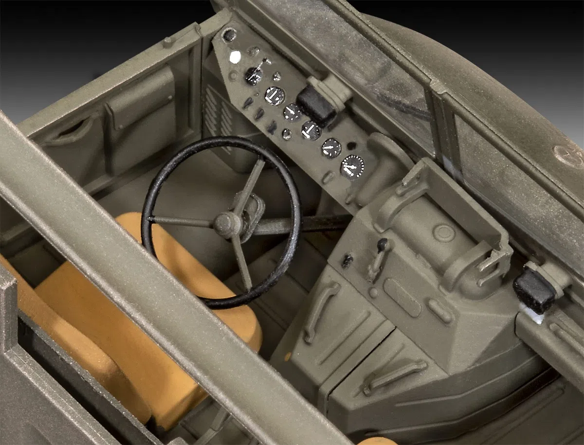 Revell Modellbausatz I Unimog 404 S I Detailreiches Level 4 Militärfahrzeug I 244 Teile I Maßstab 1:35 I für Kinder und Erwachsene ab 12 Jahren