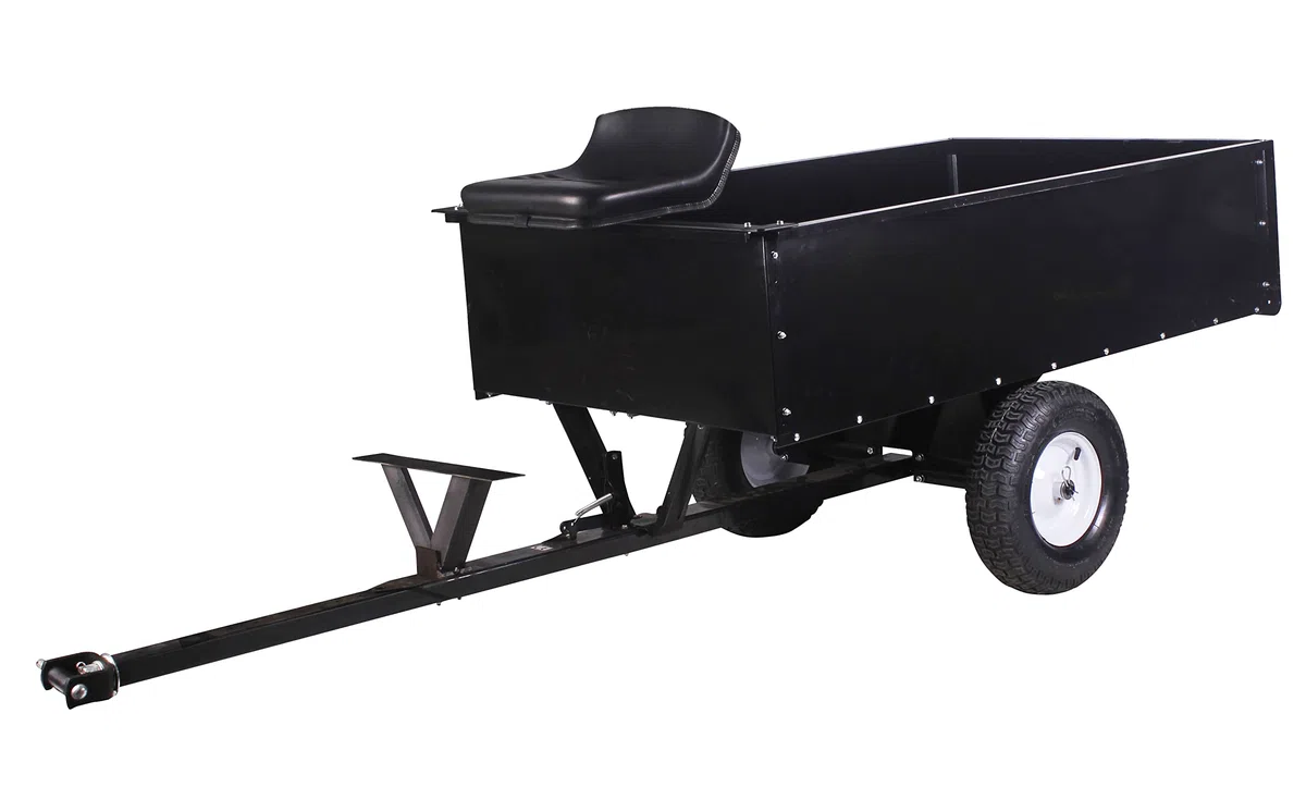 Texas Anhänger mit Sitz 300kg Tragkraft passend Bodenhacke Fusion