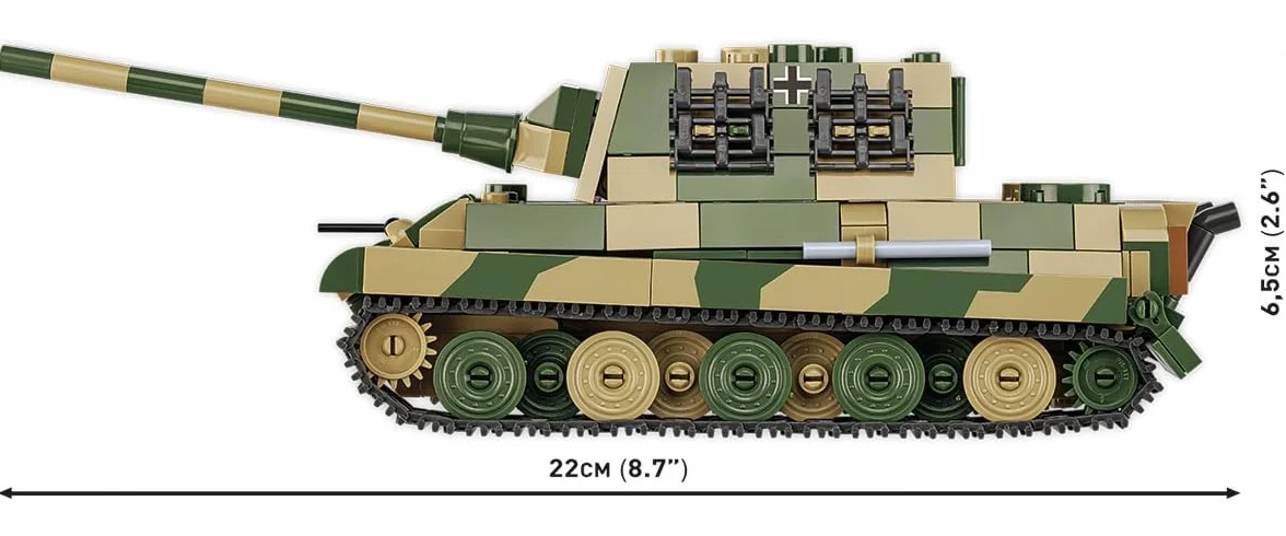 COBI Panzerjäger Tiger AUSF. B Jagdtiger, 22 cm, grün
