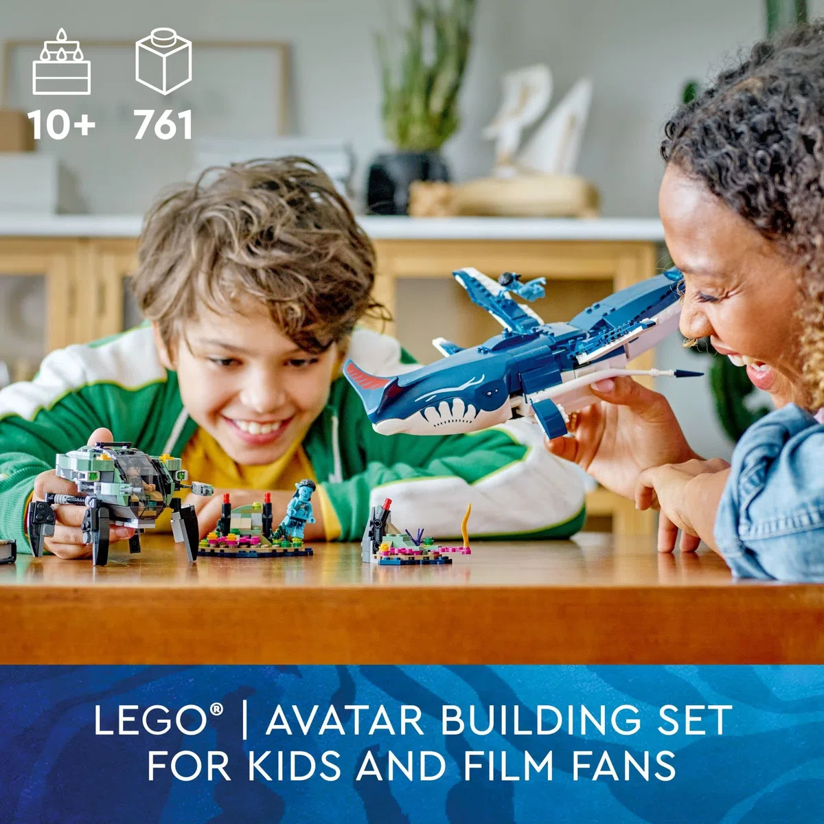 LEGO Avatar: The Way of Water Payakan The Tulkun & Crabsuit 75579, Bauspielzeug-Set, Film-Unterwasser-Ozean mit walähnlicher Meerestierfigur, Mehrfarbig