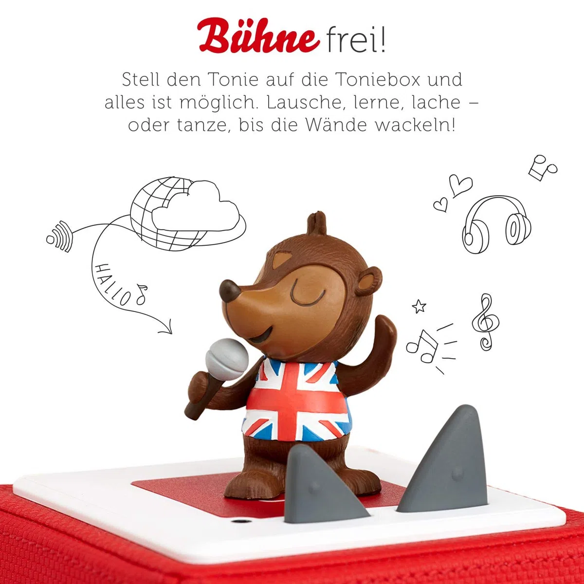 tonies Hörfiguren für Toniebox: 30 ENGLISCHE LIEBLINGSLIEDER Figur - ca 70 Min. Spieldauer - ab 3 Jahre