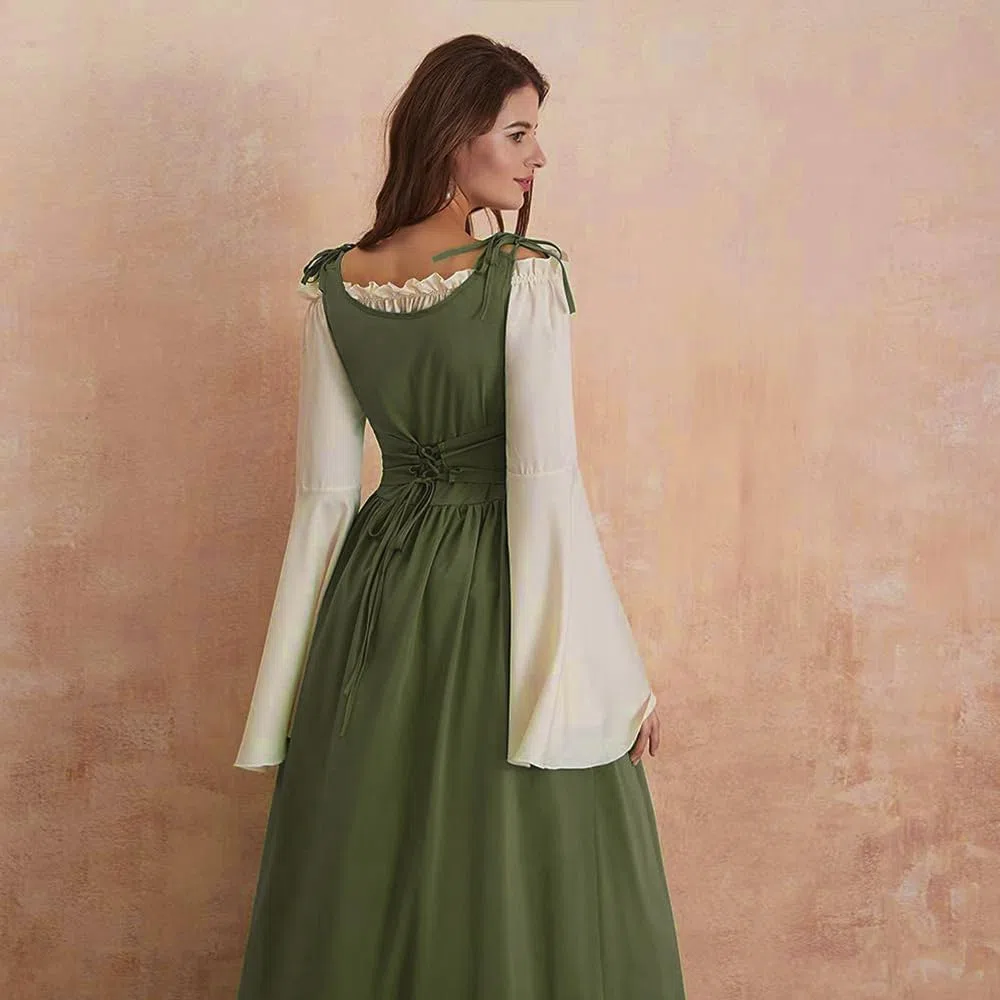 Aibaowedding Renaissance Kleid Damen Mittelalter Kleid Mittelalter Kostüme Damen