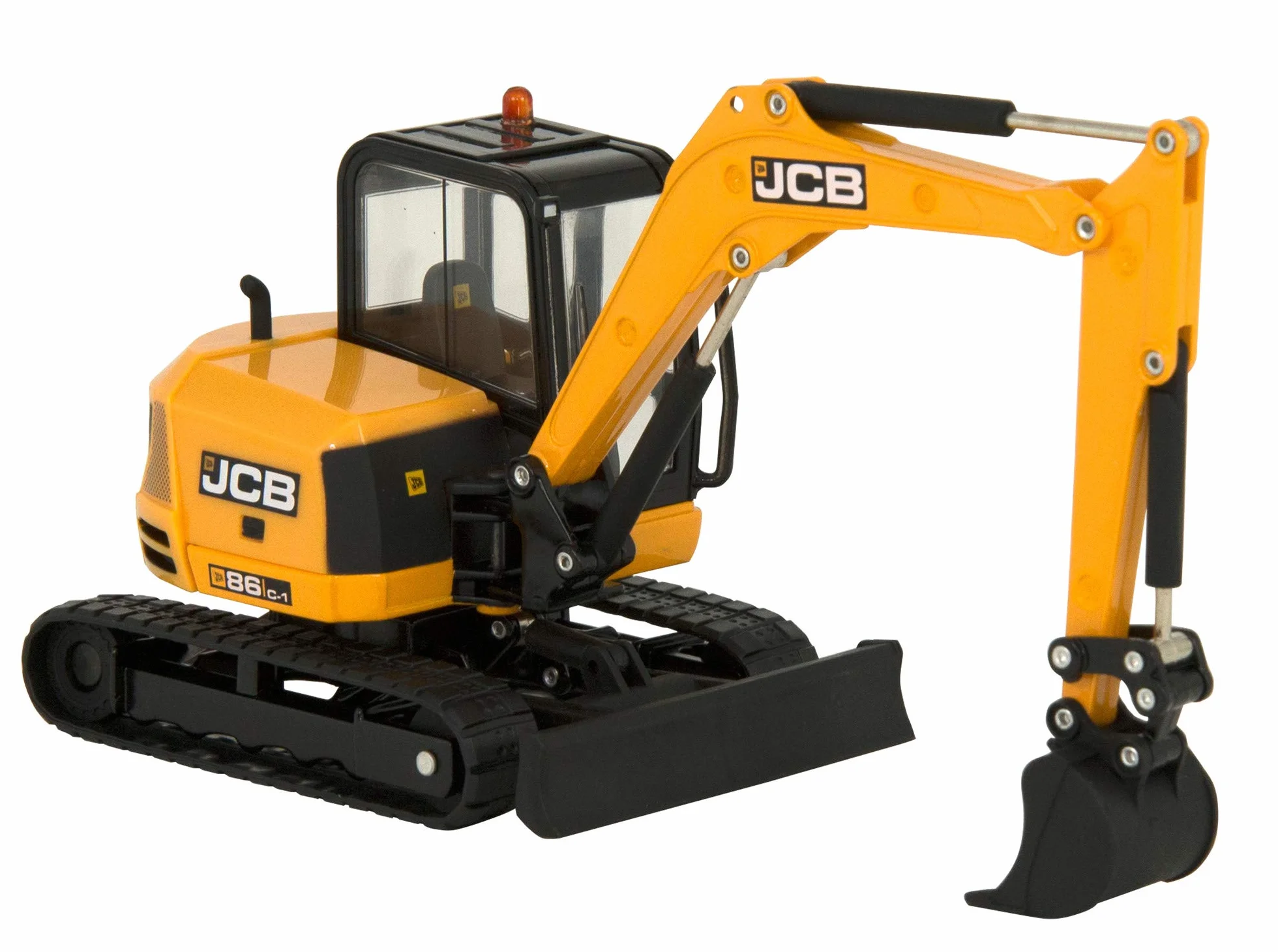 Britains Tomy 43013 Midi Kettenbagger 86C-1, Schiebe Spielzeug aus hochwertigem Material im Maßstab 1:32, interaktives Push Toys Spielzeug ab 3 Jahren, für Fans von originalgetreuen Nachbildungen