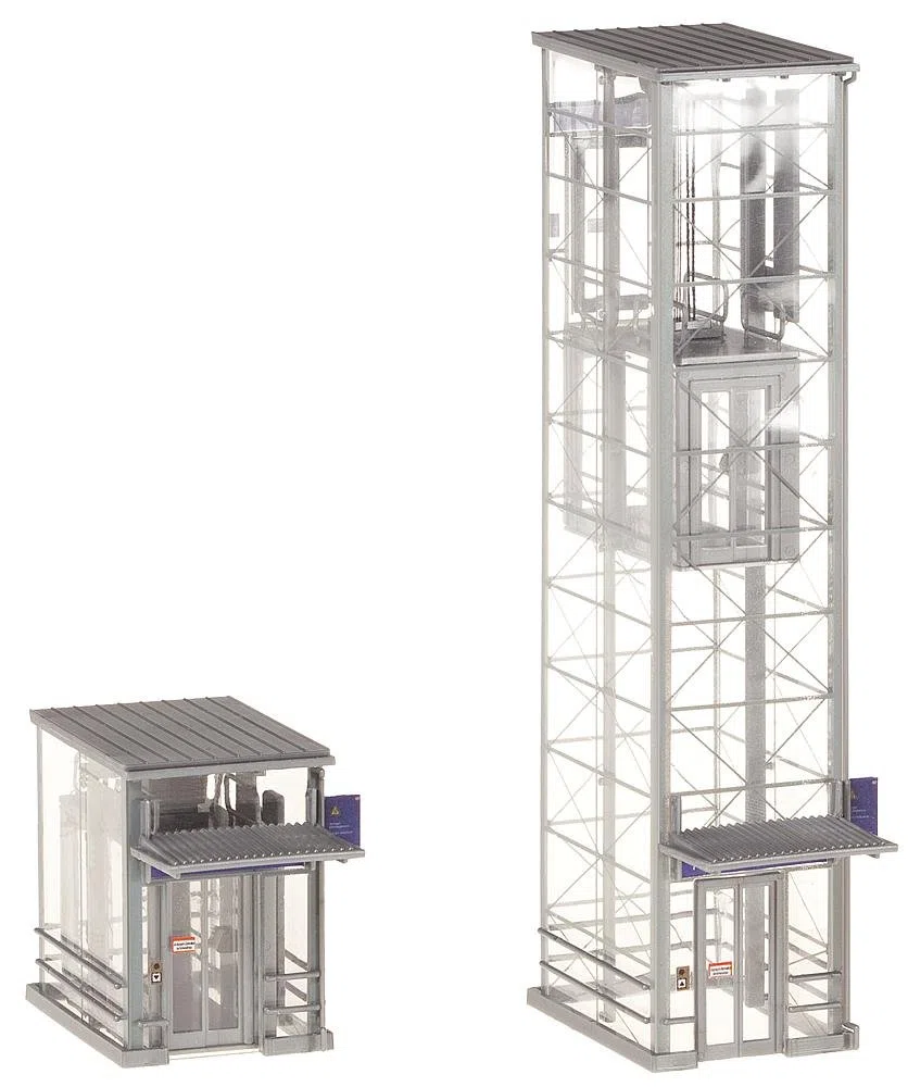Faller 180609 H0 Moderne Aufzüge Bausatz, Grau