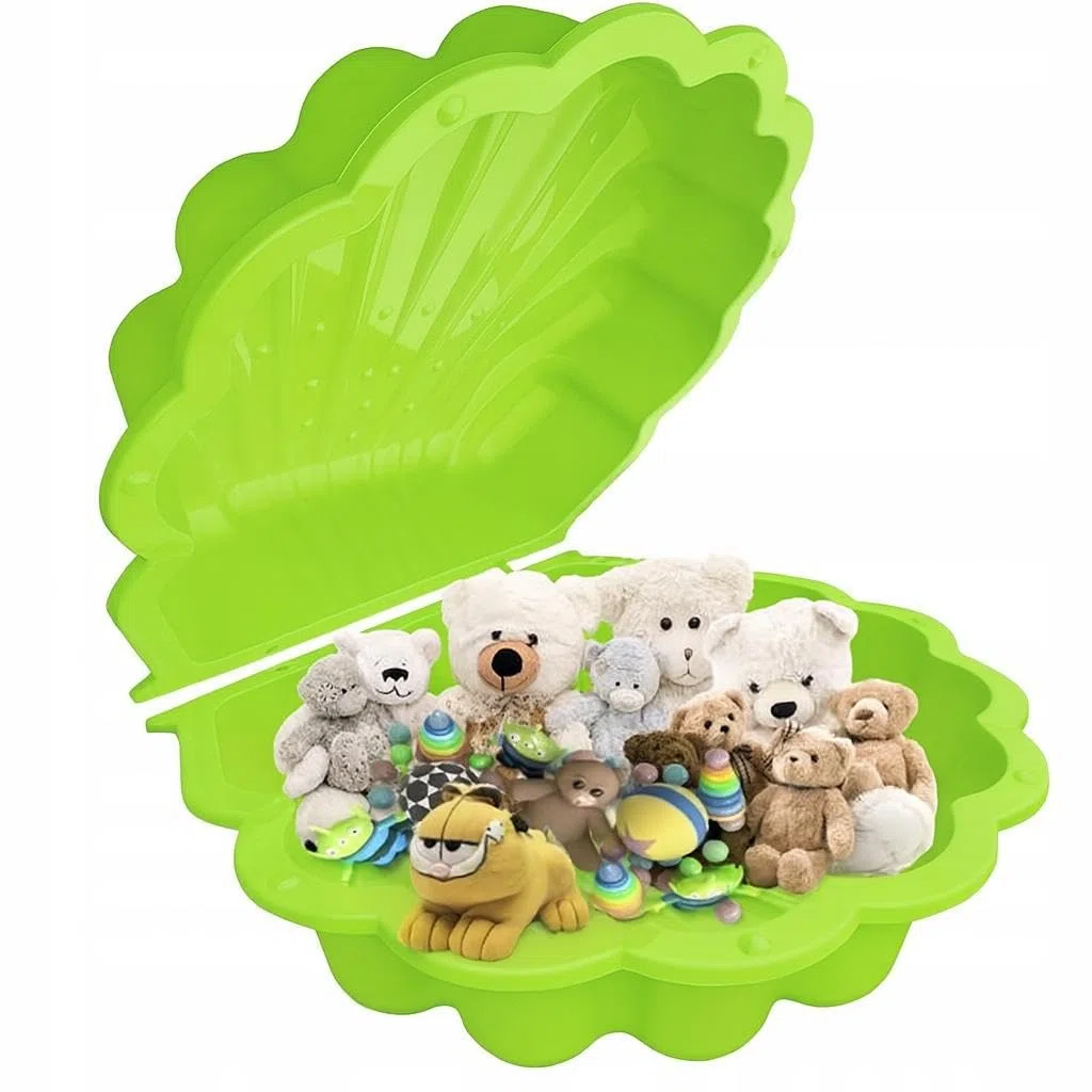 Paradiso Toys sandkasten mit Deckel Schale 87 x 78 cm grün