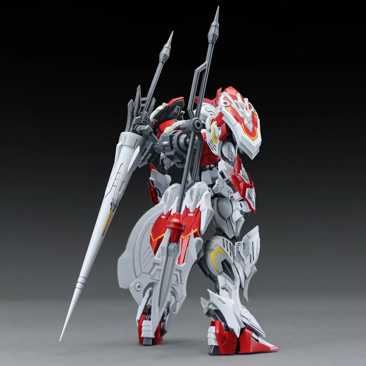 GWTCTOY 1:144 Plastik-Actionfiguren-Bausätze, Soul Spear Lamorak, 16 cm großes Mecha-Modell