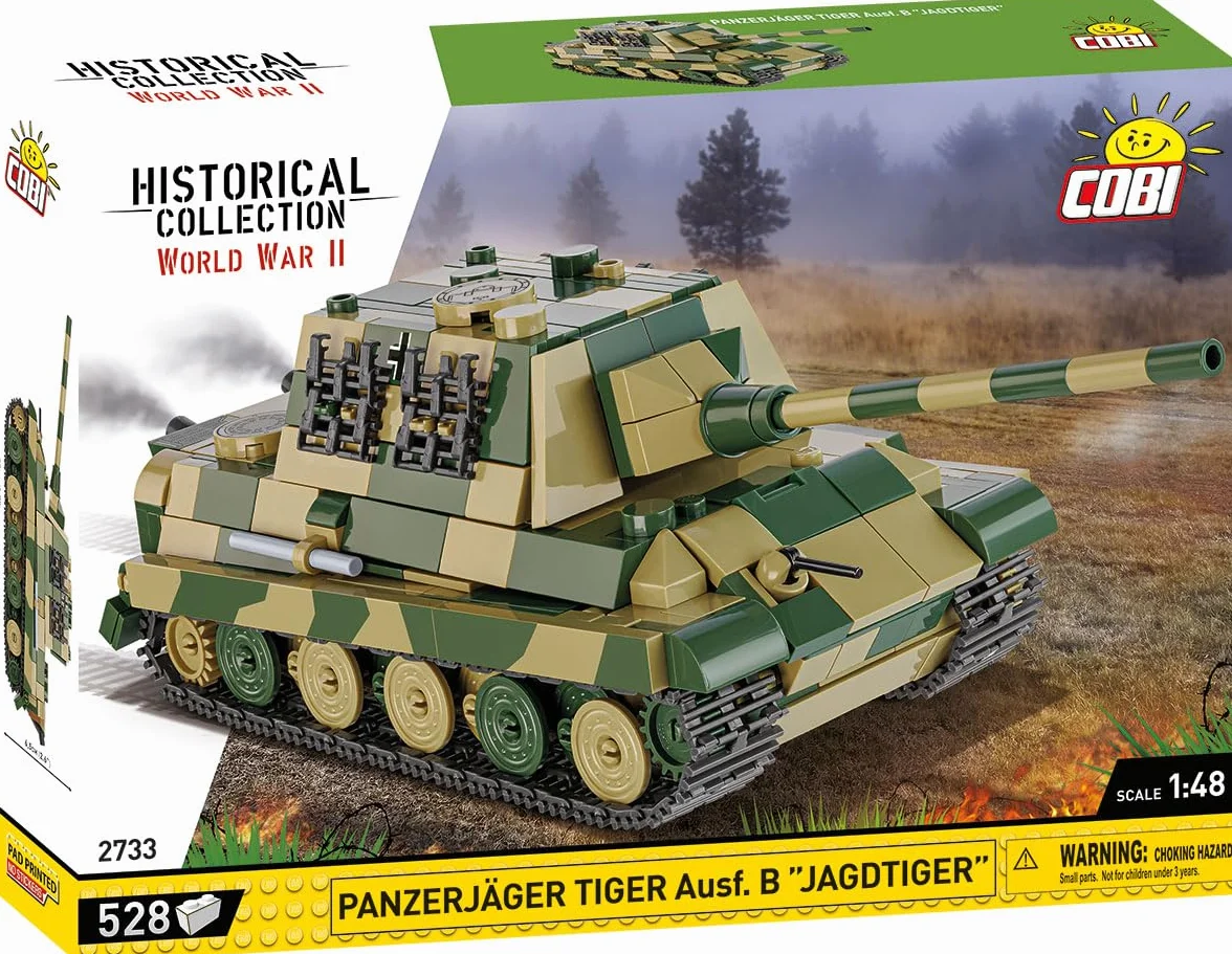 COBI Panzerjäger Tiger AUSF. B Jagdtiger, 22 cm, grün