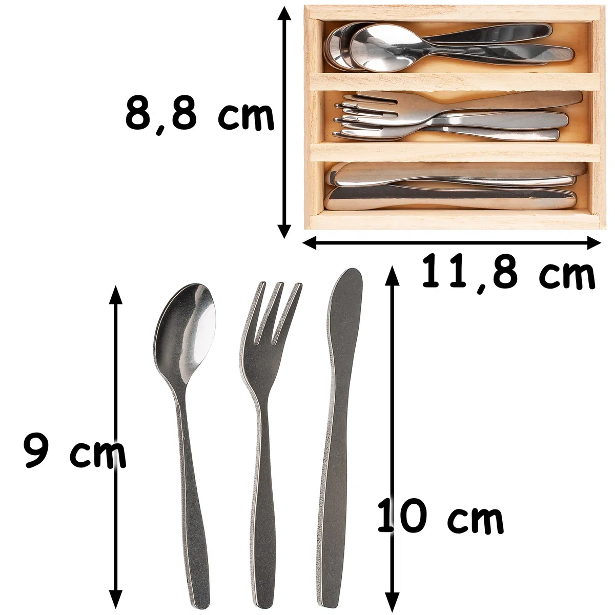 alles-meine.de GmbH 24 TLG. Set Kochset & Topfset - Puppengeschirr/Kochtopfset - Erdbeere - aus Metall/Emaille - echte Blech Töpfe/Panne + Küchenhelfer - Kochgeschirr - P..