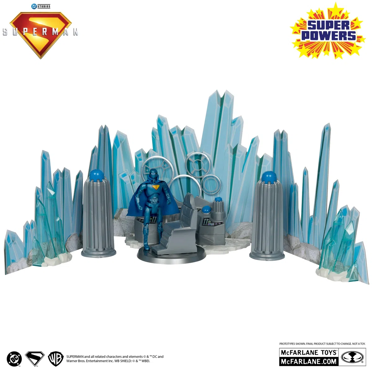 McFarlane Superman (2025) DC Multiverse Deluxe Actionfigur Superman Robot (Red Platinum Edition) 18 cm