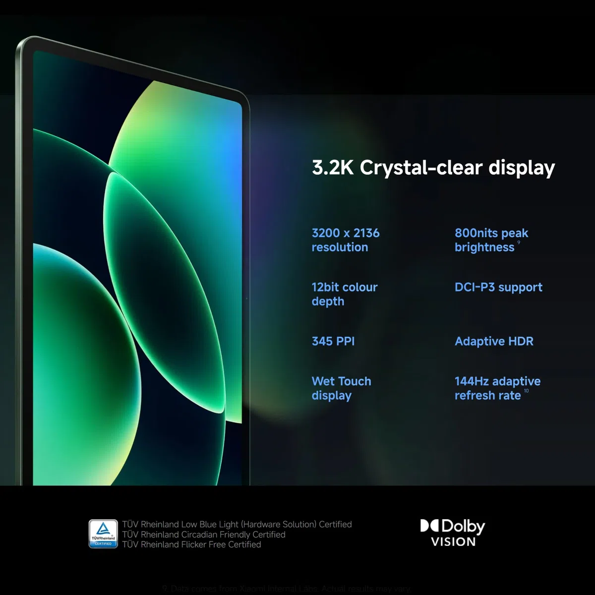 XIAOMI Pad 8 Pro Pine Green 12G RAM 512G ROM