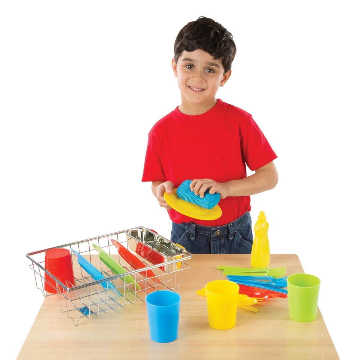 Melissa & Doug Geschirr-Abwasch-Set