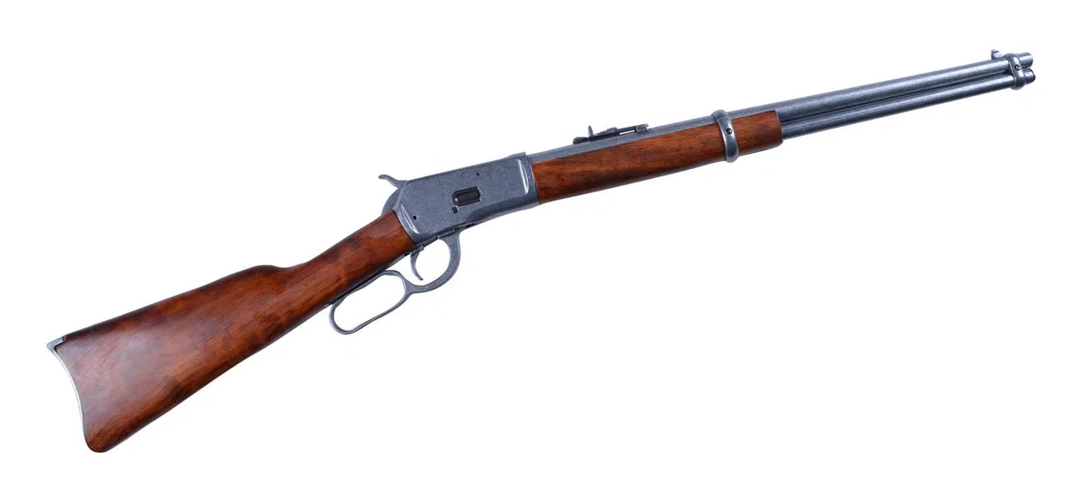 Deko Waffe Winchester Modell 1892, grau
