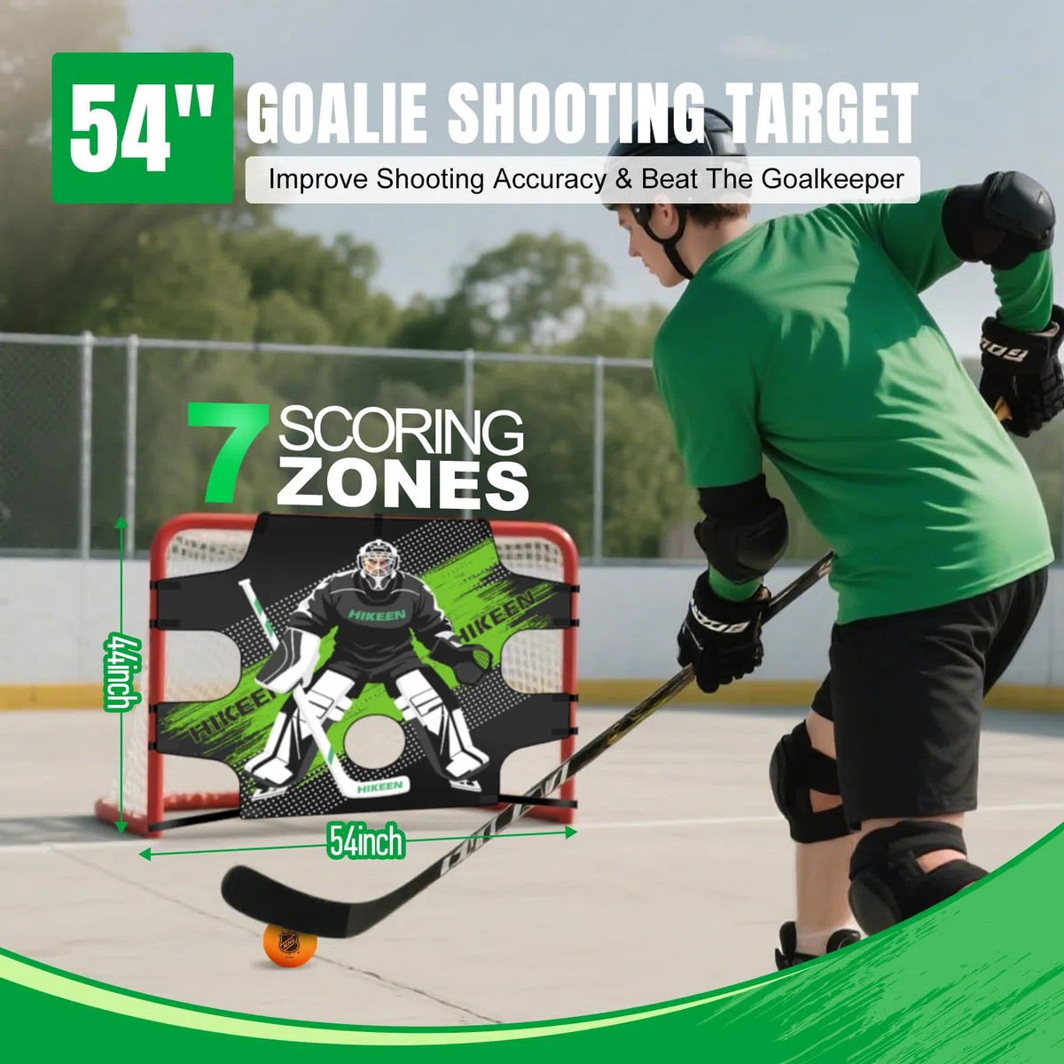 BOOSTEADY Hockey-Ziele Hockey Schießziel Hockey Targets reißfestes Street-Hockey Tor Ziel Torwartziel zum Üben