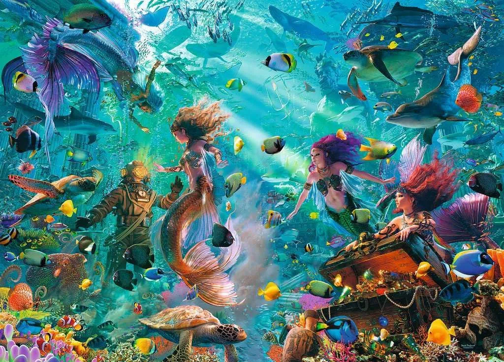 Ravensburger Puzzle 17419 Königreich unter Wasser - 9000 Teile Puzzle für Erwachsene und Kinder ab 14 Jahren