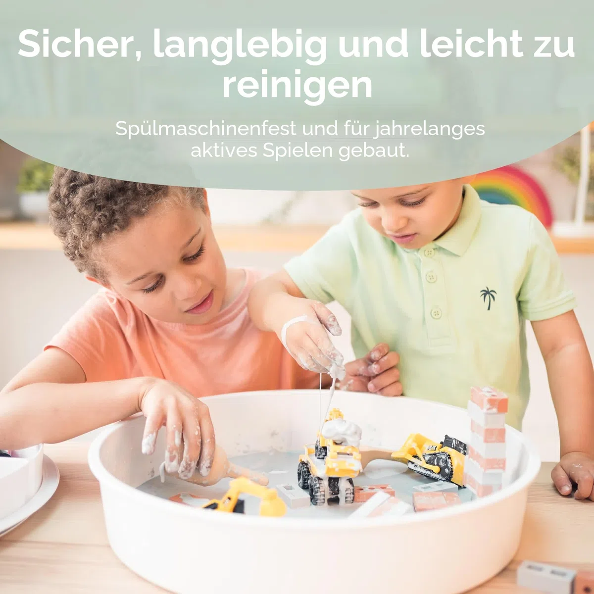 Inspire My Play Explorer-Paket - Sensory Bin mit Deckel und herausnehmbaren Aufbewahrungseinsätzen
