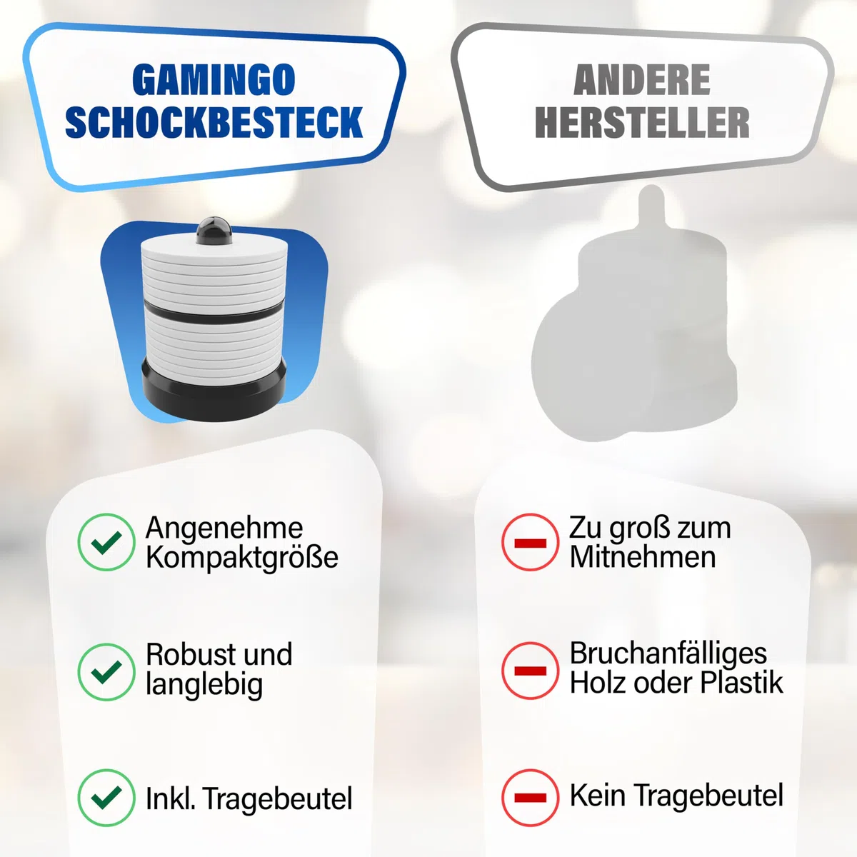 Schocken Set Komplett mit 6 Würfelbechern, Schockbesteck & Würfeln, hochwertiges Schocken Würfelspiel, langlebiges Schockbesteck Set - ideal als Gesellschaftsspiel