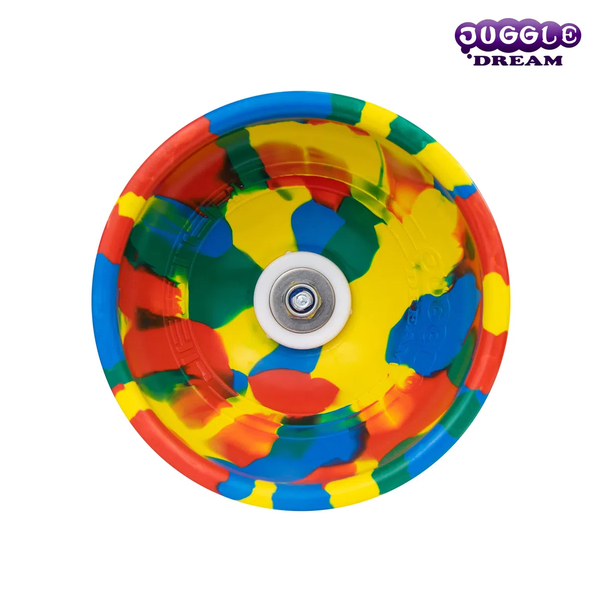 Juggle Dream Jester Diabolo Jonglierset – Kugellager Achse Profi-Diabolo mit Alu-Handstäbe und Online-Lernvideo – Jonglierspielzeug (Mehrfarbig)