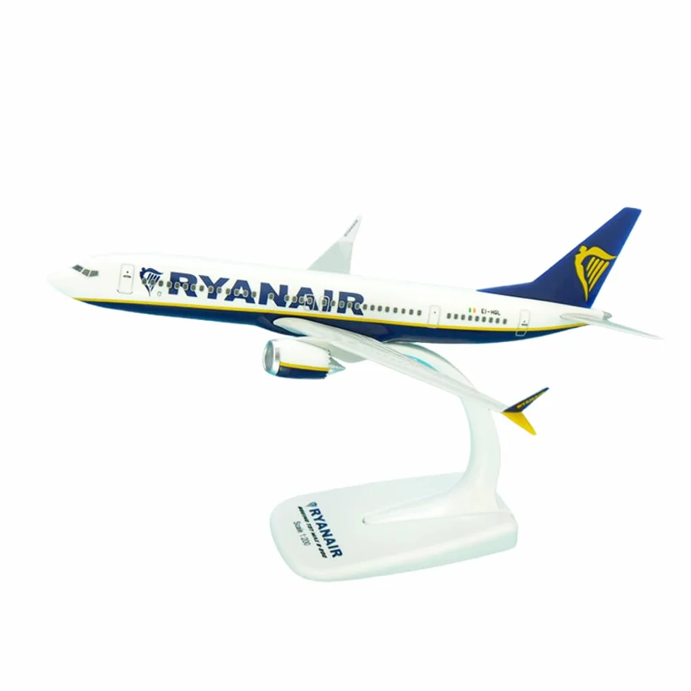 Ryanair Modellflugzeug Boeing 737 MAX 8-200 EI-HGL 20cm Snap-Fit Modell