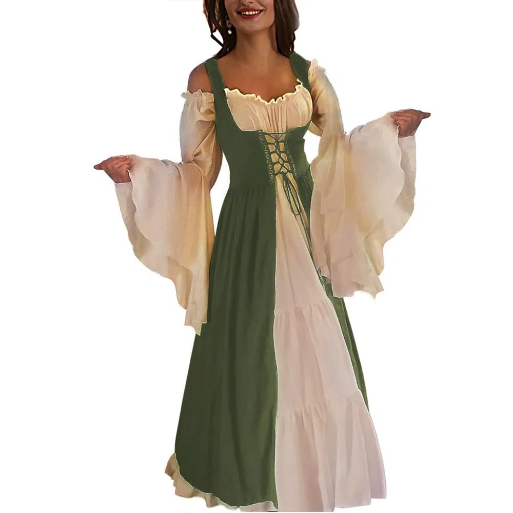 Aibaowedding Renaissance Kleid Damen Mittelalter Kleid Mittelalter Kostüme Damen